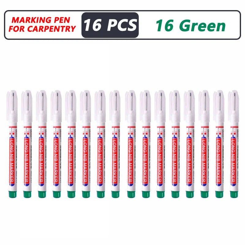 1-40PCS 20mm Deep Hole Long Nib Head Markers For Metal Perforating Pen Waterproof Bathroom Woodworking Decoration Multi-Purpose - Cozy & Co. Market