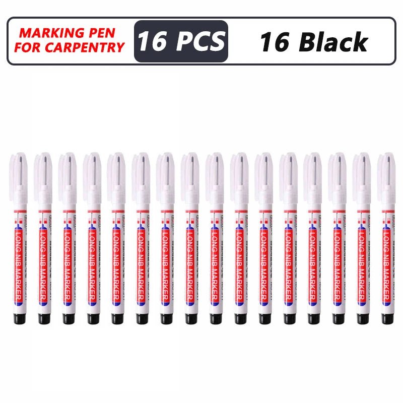 1-40PCS 20mm Deep Hole Long Nib Head Markers For Metal Perforating Pen Waterproof Bathroom Woodworking Decoration Multi-Purpose - Cozy & Co. Market