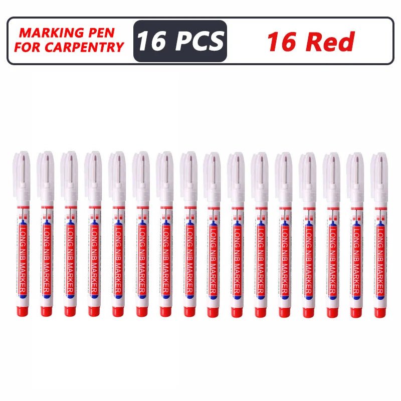 1-40PCS 20mm Deep Hole Long Nib Head Markers For Metal Perforating Pen Waterproof Bathroom Woodworking Decoration Multi-Purpose - Cozy & Co. Market