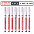 1-40PCS 20mm Deep Hole Long Nib Head Markers For Metal Perforating Pen Waterproof Bathroom Woodworking Decoration Multi-Purpose - Cozy & Co. Market