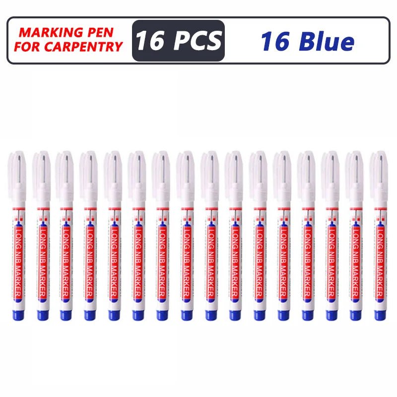 1-40PCS 20mm Deep Hole Long Nib Head Markers For Metal Perforating Pen Waterproof Bathroom Woodworking Decoration Multi-Purpose - Cozy & Co. Market