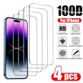 1-4Pcs Protective Glass For iPhone 17 16 15 14 13 12 11 Pro XR X XS Max Screen Protectors For iPhone 7 8 6 Plus 12 13 Mini Glass - Cozy & Co. Market