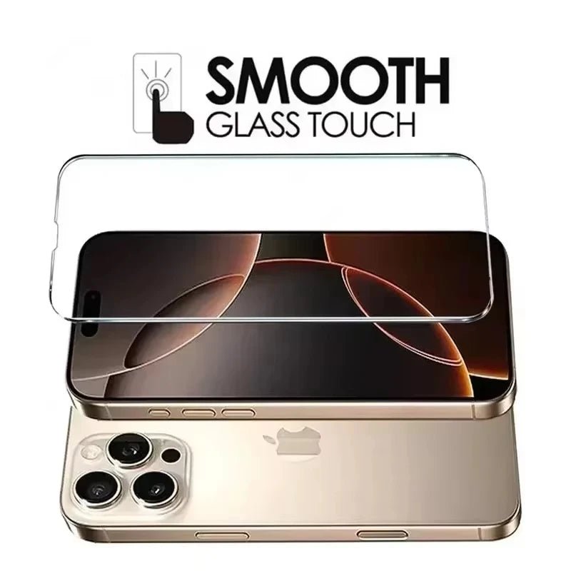 1-4Pcs Protective Glass For iPhone 17 16 15 14 13 12 11 Pro XR X XS Max Screen Protectors For iPhone 7 8 6 Plus 12 13 Mini Glass - Cozy & Co. Market