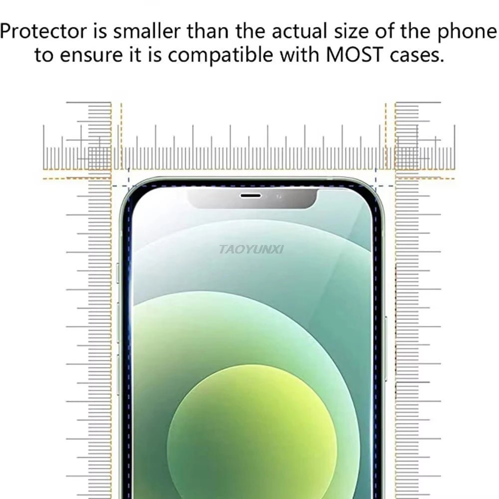 1-4Pcs Protective Glass For iPhone 17 16 15 14 13 12 11 Pro XR X XS Max Screen Protectors For iPhone 7 8 6 Plus 12 13 Mini Glass - Cozy & Co. Market