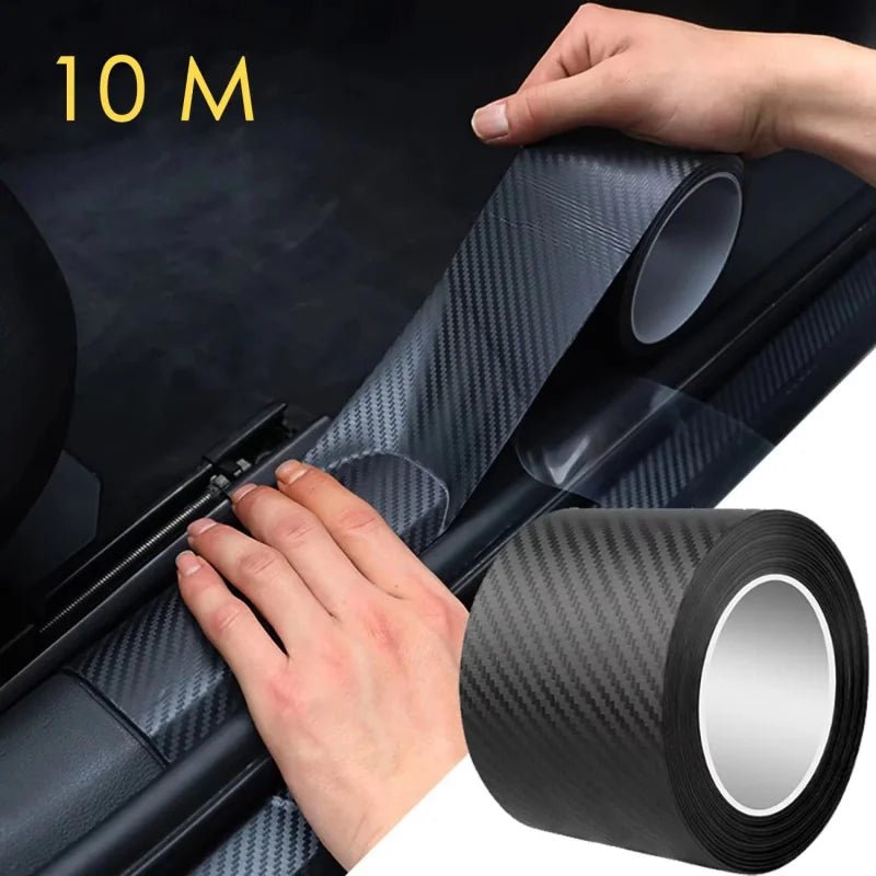 1-5m Nano Carbon Fiber Car Tape Sticker Door Mirror Paste Protector Strip DIY Protection Protective Film Waterproof Adhesive - Cozy & Co. Market