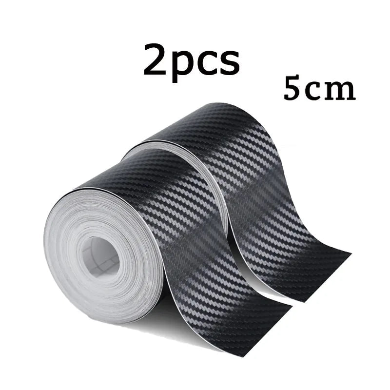 1-5m Nano Carbon Fiber Car Tape Sticker Door Mirror Paste Protector Strip DIY Protection Protective Film Waterproof Adhesive - Cozy & Co. Market
