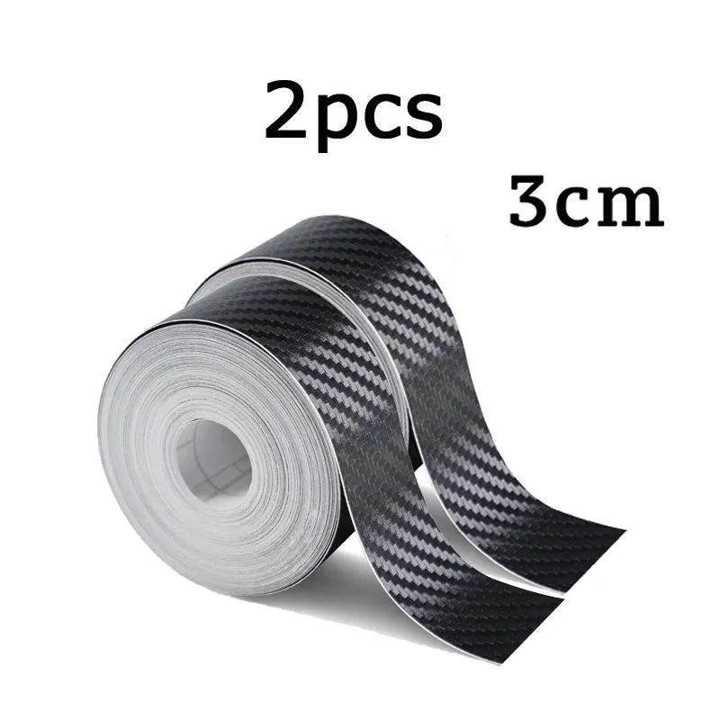 1-5m Nano Carbon Fiber Car Tape Sticker Door Mirror Paste Protector Strip DIY Protection Protective Film Waterproof Adhesive - Cozy & Co. Market