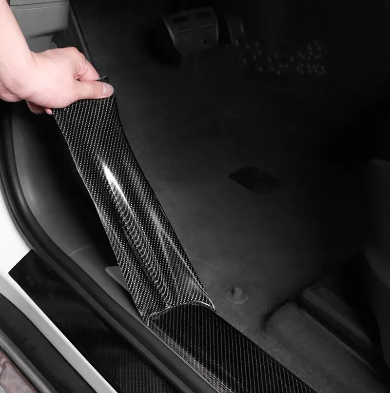 1-5m Nano Carbon Fiber Car Tape Sticker Door Mirror Paste Protector Strip DIY Protection Protective Film Waterproof Adhesive - Cozy & Co. Market