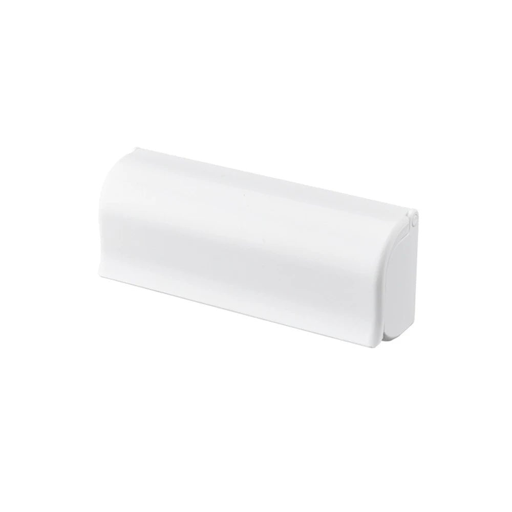 1 For Household 6-Tooth Brush Hook, Wall-Mounted Plastic Toothbrush Holder, Suitable For Bathroom, Rv, Cabinet Storage, White - Cozy & Co. Market