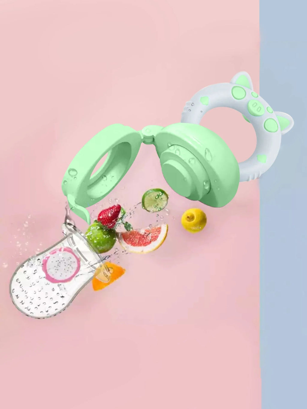 1 Pcs Baby Fruit Feeder Newborn Pacifier Fruit Food Feeding Cute Shape Baby Reborn Silicone Pacifiers For Babies Baby Toys - Cozy & Co. Market