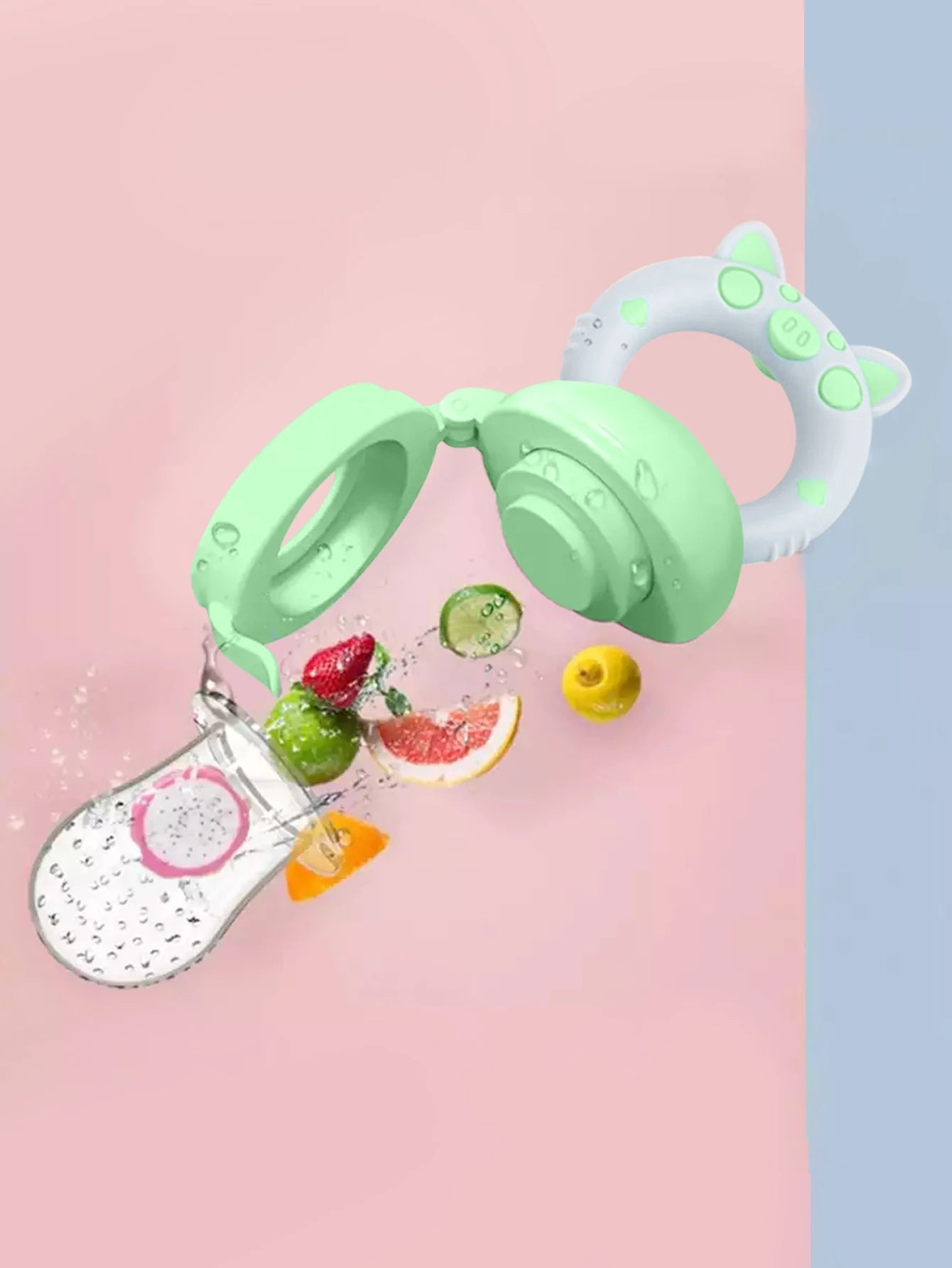 1 Pcs Baby Fruit Feeder Newborn Pacifier Fruit Food Feeding Cute Shape Baby Reborn Silicone Pacifiers For Babies Baby Toys - Cozy & Co. Market