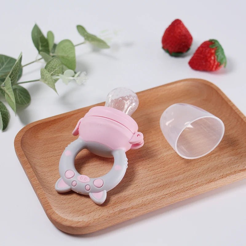 1 Pcs Baby Fruit Feeder Newborn Pacifier Fruit Food Feeding Cute Shape Baby Reborn Silicone Pacifiers For Babies Baby Toys - Cozy & Co. Market