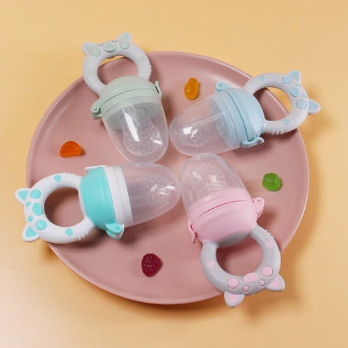 1 Pcs Baby Fruit Feeder Newborn Pacifier Fruit Food Feeding Cute Shape Baby Reborn Silicone Pacifiers For Babies Baby Toys - Cozy & Co. Market