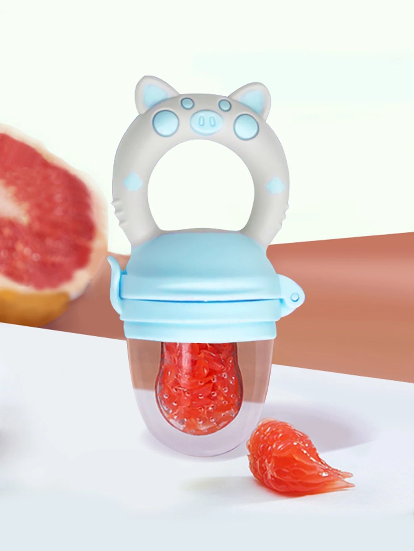 1 Pcs Baby Fruit Feeder Newborn Pacifier Fruit Food Feeding Cute Shape Baby Reborn Silicone Pacifiers For Babies Baby Toys - Cozy & Co. Market