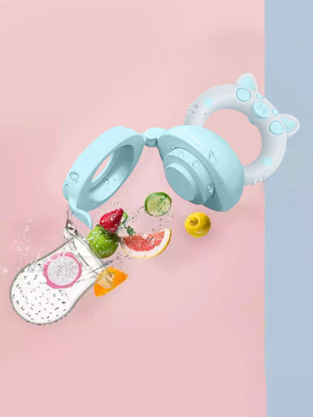 1 Pcs Baby Fruit Feeder Newborn Pacifier Fruit Food Feeding Cute Shape Baby Reborn Silicone Pacifiers For Babies Baby Toys - Cozy & Co. Market