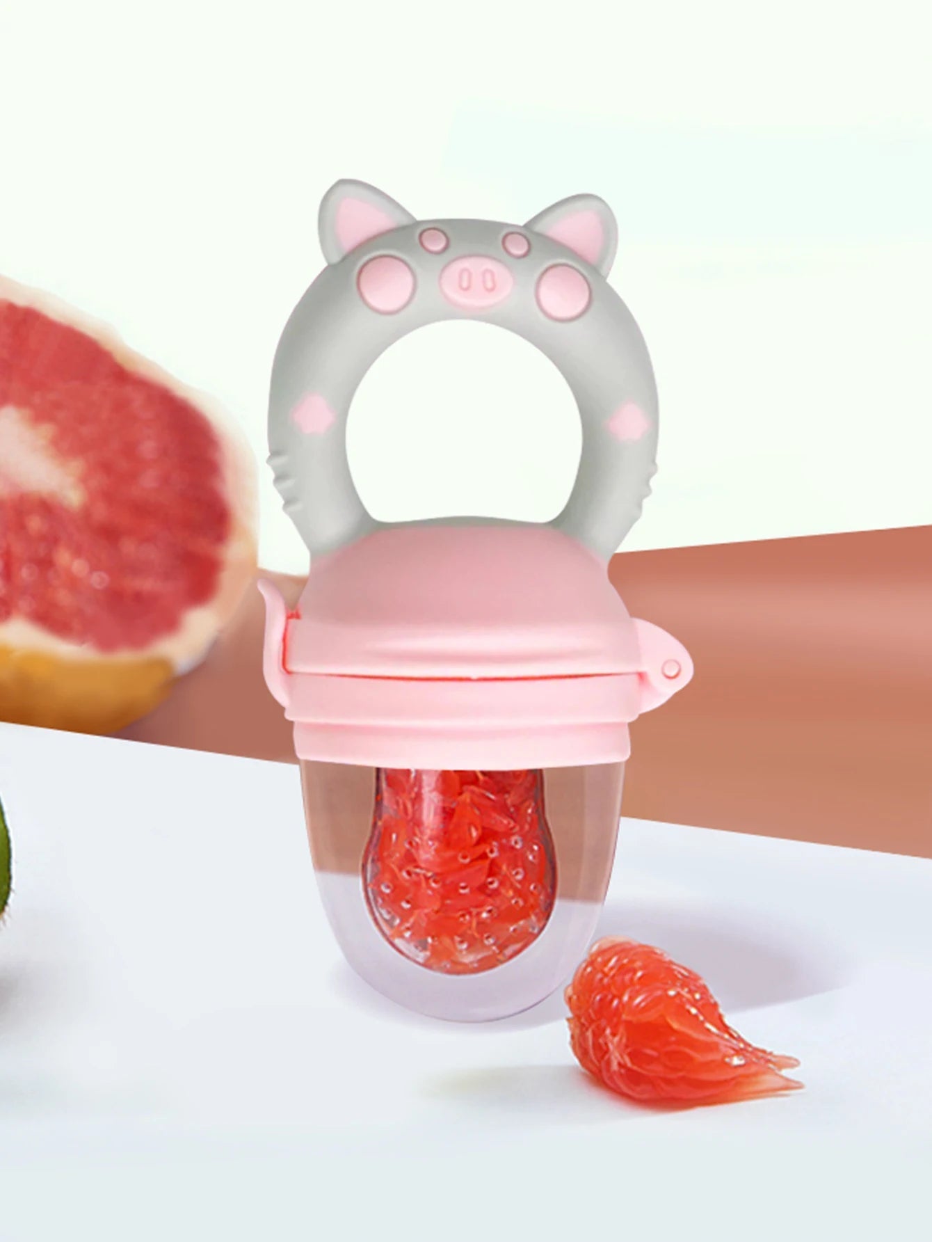 1 Pcs Baby Fruit Feeder Newborn Pacifier Fruit Food Feeding Cute Shape Baby Reborn Silicone Pacifiers For Babies Baby Toys - Cozy & Co. Market
