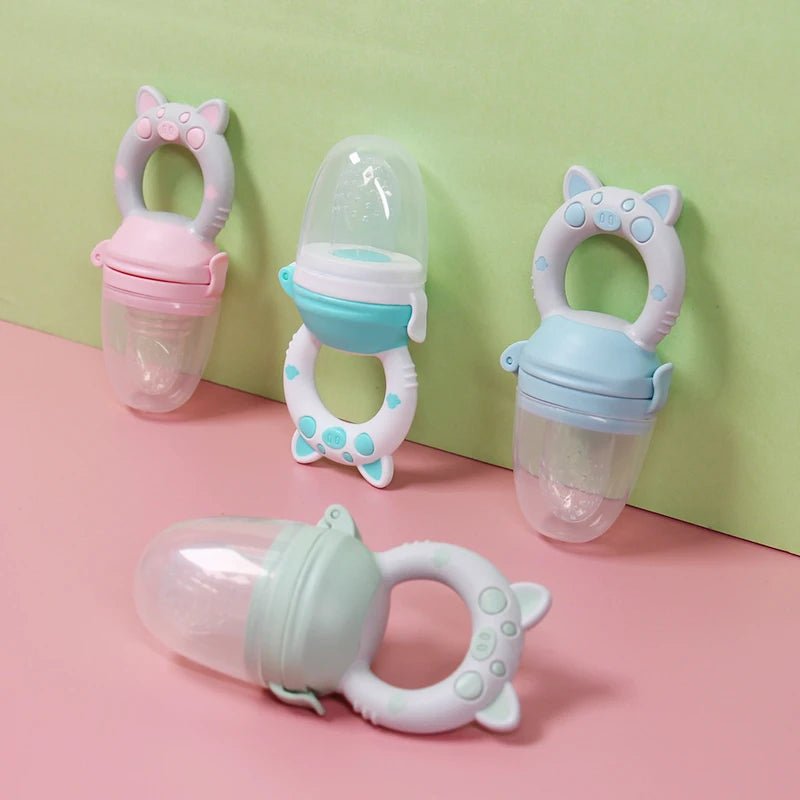 1 Pcs Baby Fruit Feeder Newborn Pacifier Fruit Food Feeding Cute Shape Baby Reborn Silicone Pacifiers For Babies Baby Toys - Cozy & Co. Market