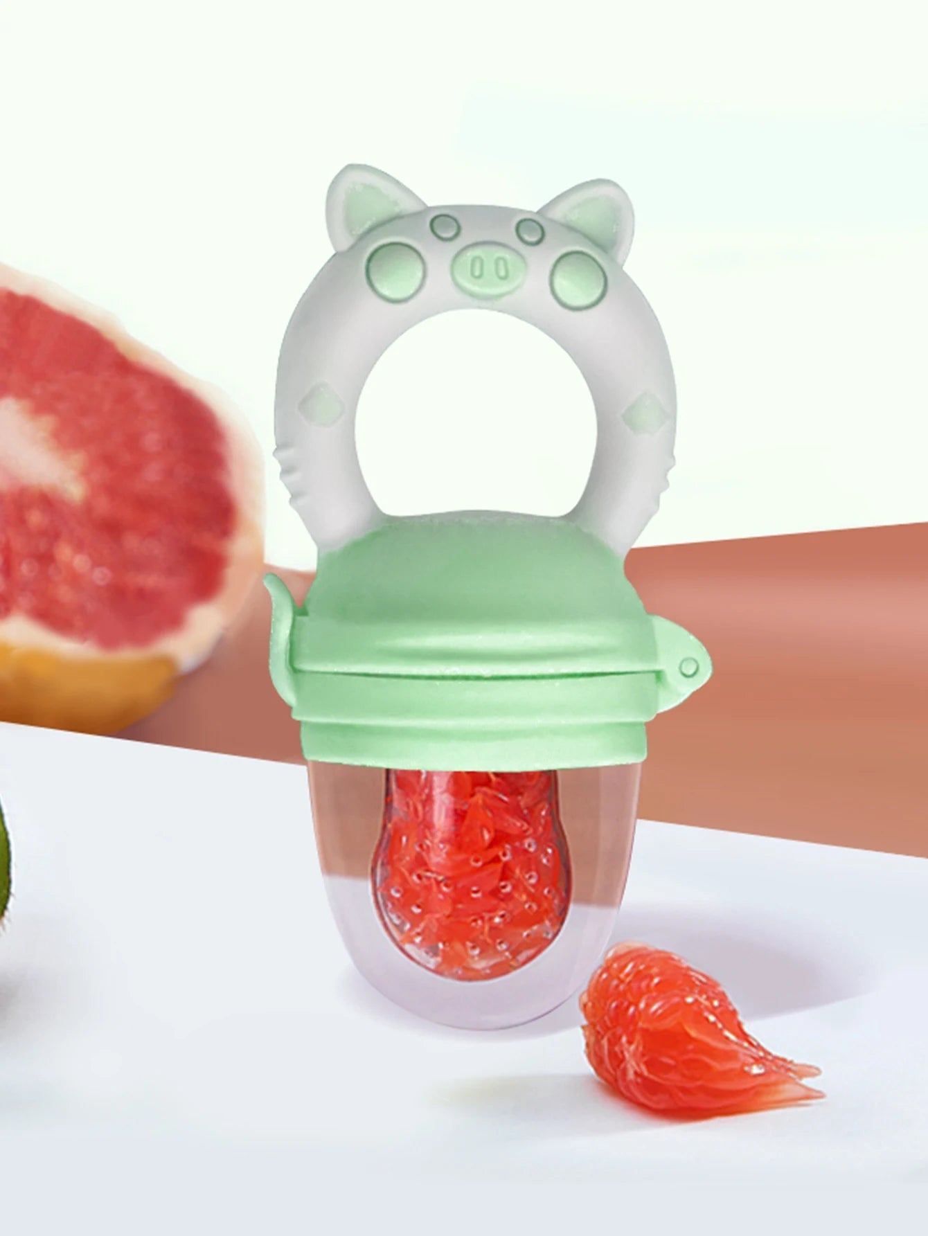1 Pcs Baby Fruit Feeder Newborn Pacifier Fruit Food Feeding Cute Shape Baby Reborn Silicone Pacifiers For Babies Baby Toys - Cozy & Co. Market