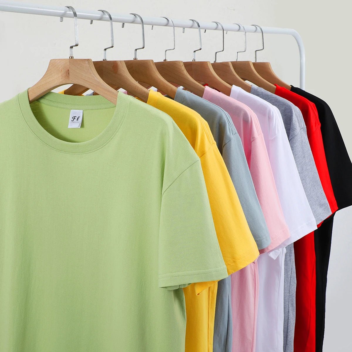 100% Cotton Blank T Shirt USA Warehouse Fast Shipping Custom Printing Low MOQ Wholesale - Cozy & Co. Market