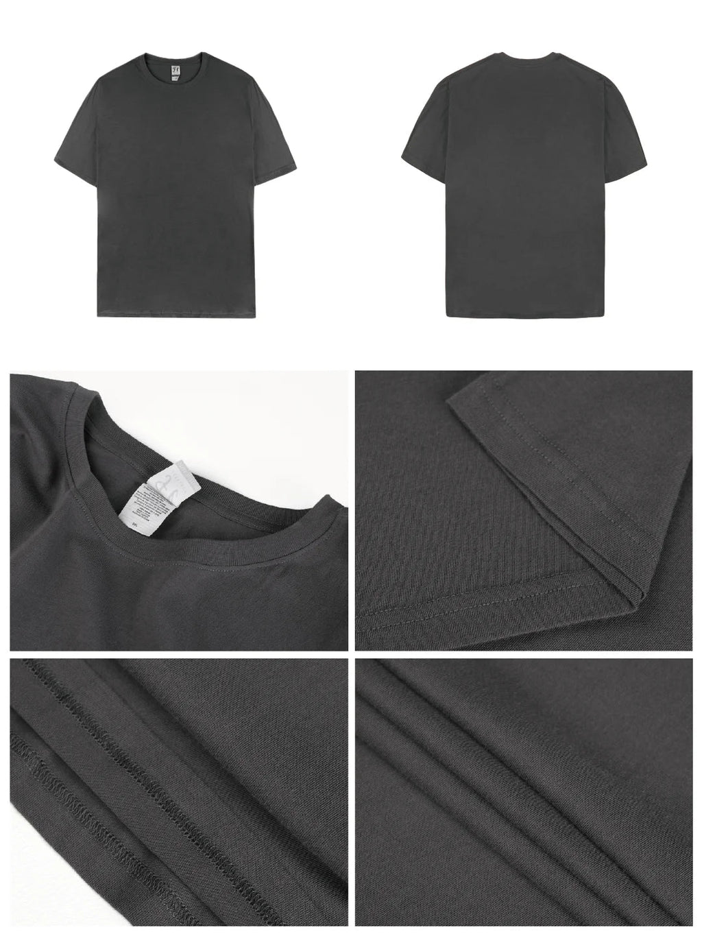 100% Cotton Blank T Shirt USA Warehouse Fast Shipping Custom Printing Low MOQ Wholesale - Cozy & Co. Market