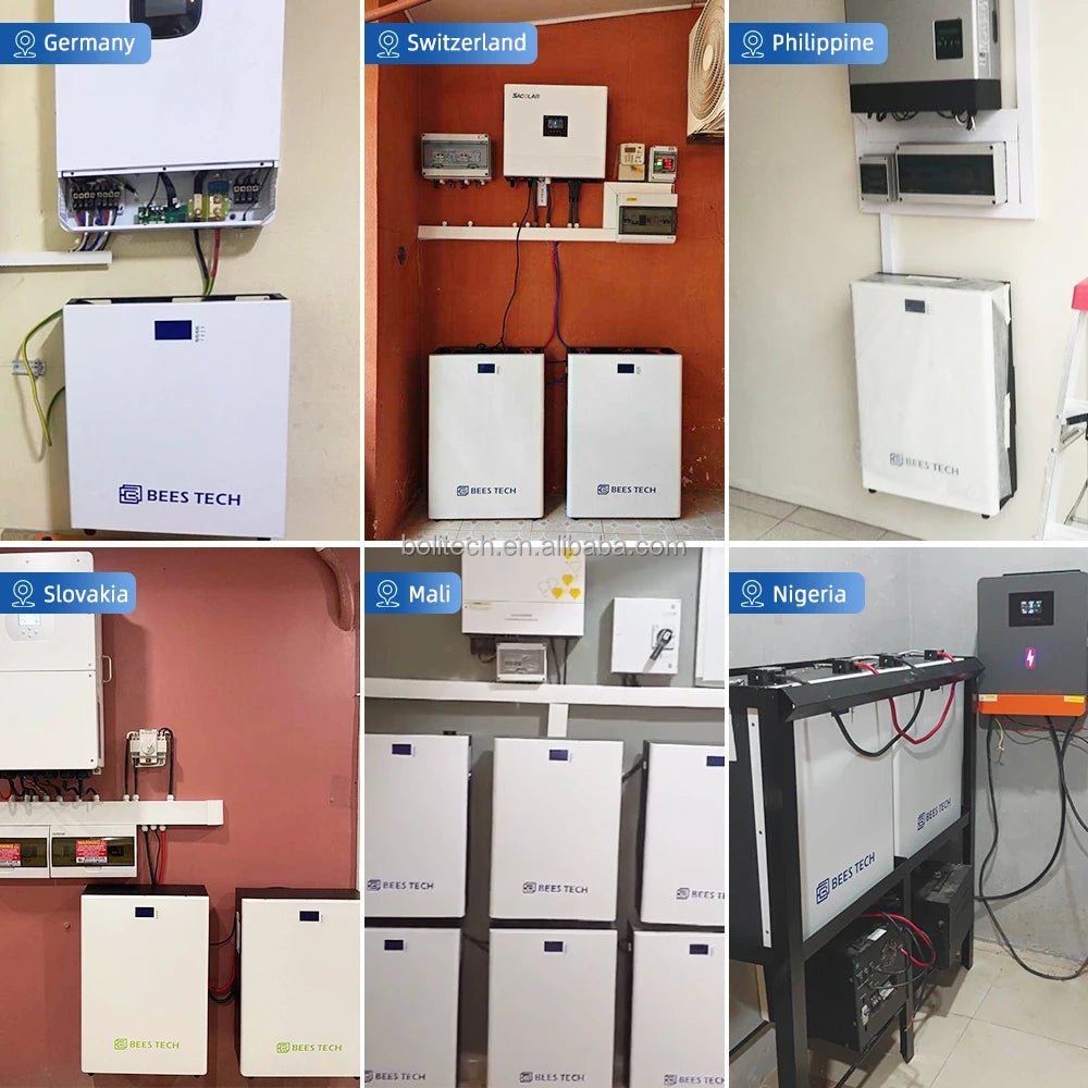 10Kwh Solar Energy Storage Battery 51.2V 5Kwh 100Ah 200Ah 300Ah 15Kwh 48V Home Power Wall Lifepo4 Wall Mounted Lithium Battery - Cozy & Co. Market