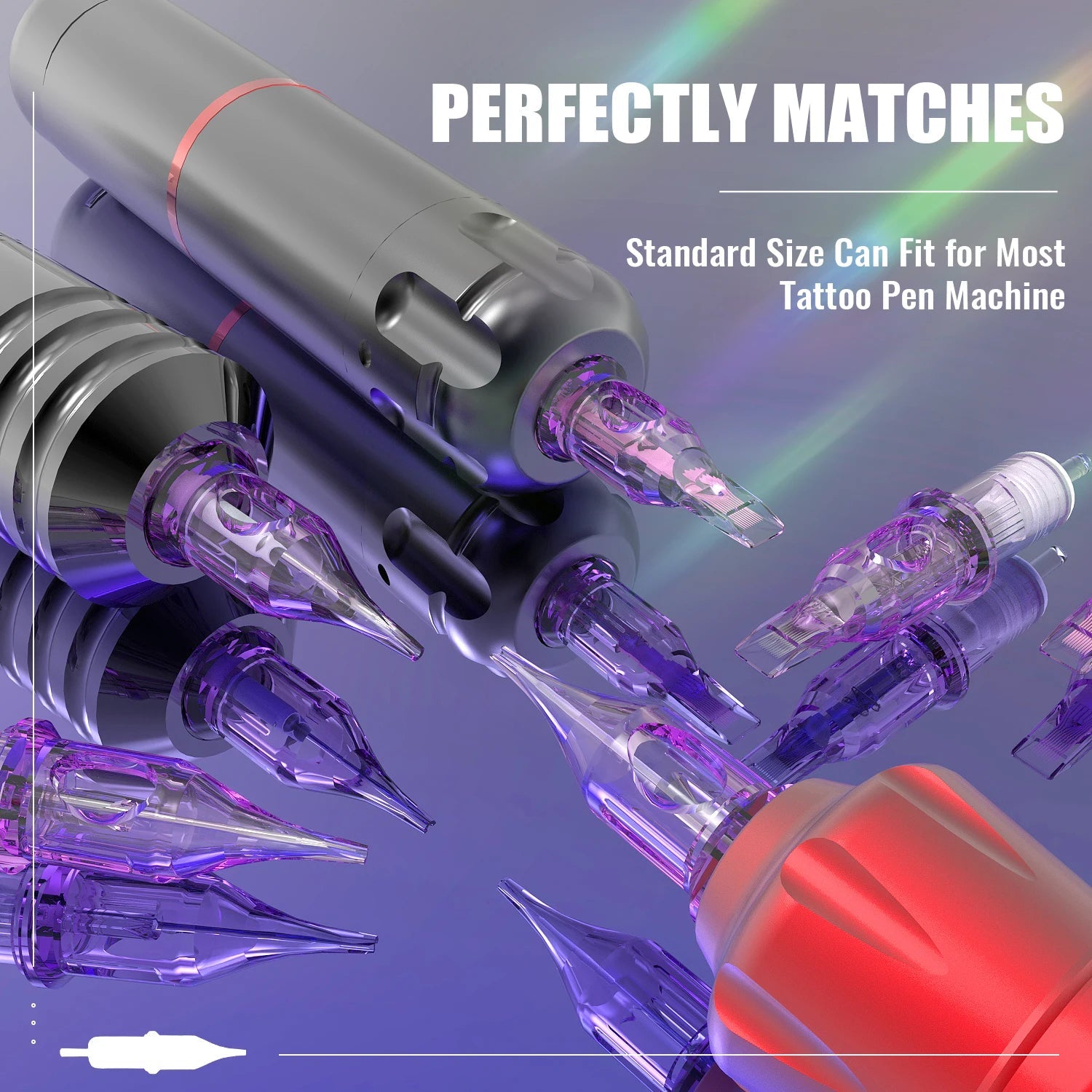 10pcs Tattoo Cartridge Needles Disposable Needles Rl Rs Rm M1 Series For Tattoo Machine For Eyebrow Eyeliner Permanent Makeup - Cozy & Co. Market