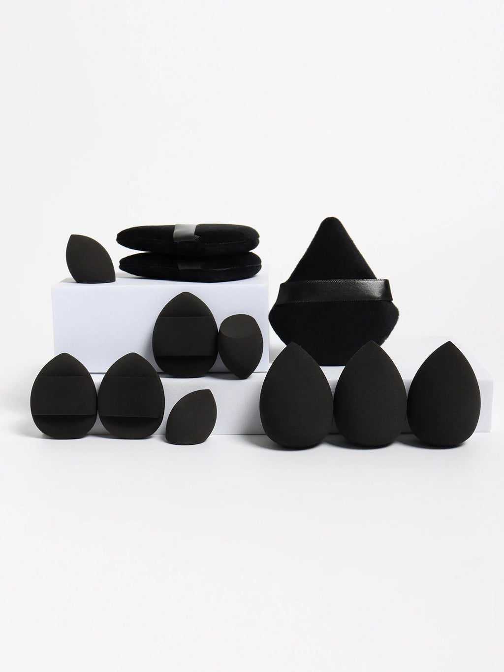 12-Piece All-Purpose Makeup Sponge Set, Made of 3 Loose Powder Puffs, 3 Mini Air Cushion Puffs, 3 Beauty Eggs and 3 Mini Beauty - Cozy & Co. Market