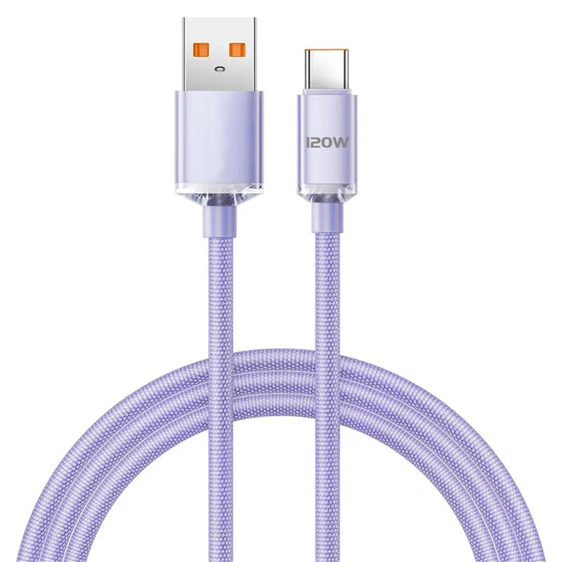 120W USB Type C Cable Type C to Type C Fast Charging Cord USB C Quick Charge Phone Cables For Samsung Xiaomi Huawei Realme - Cozy & Co. Market