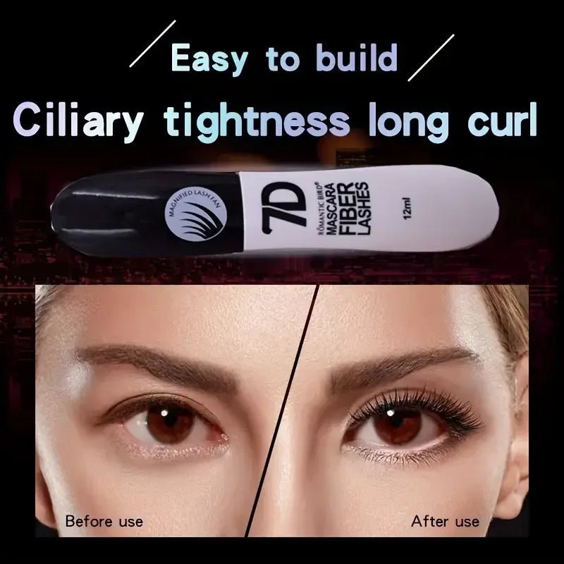 1/2/3PCS 9D Fiber Mascara Set Waterproof Durable Curling Mascara Sweatproof Anti-smudge Slimming Base Mascara for all skin types - Cozy & Co. Market