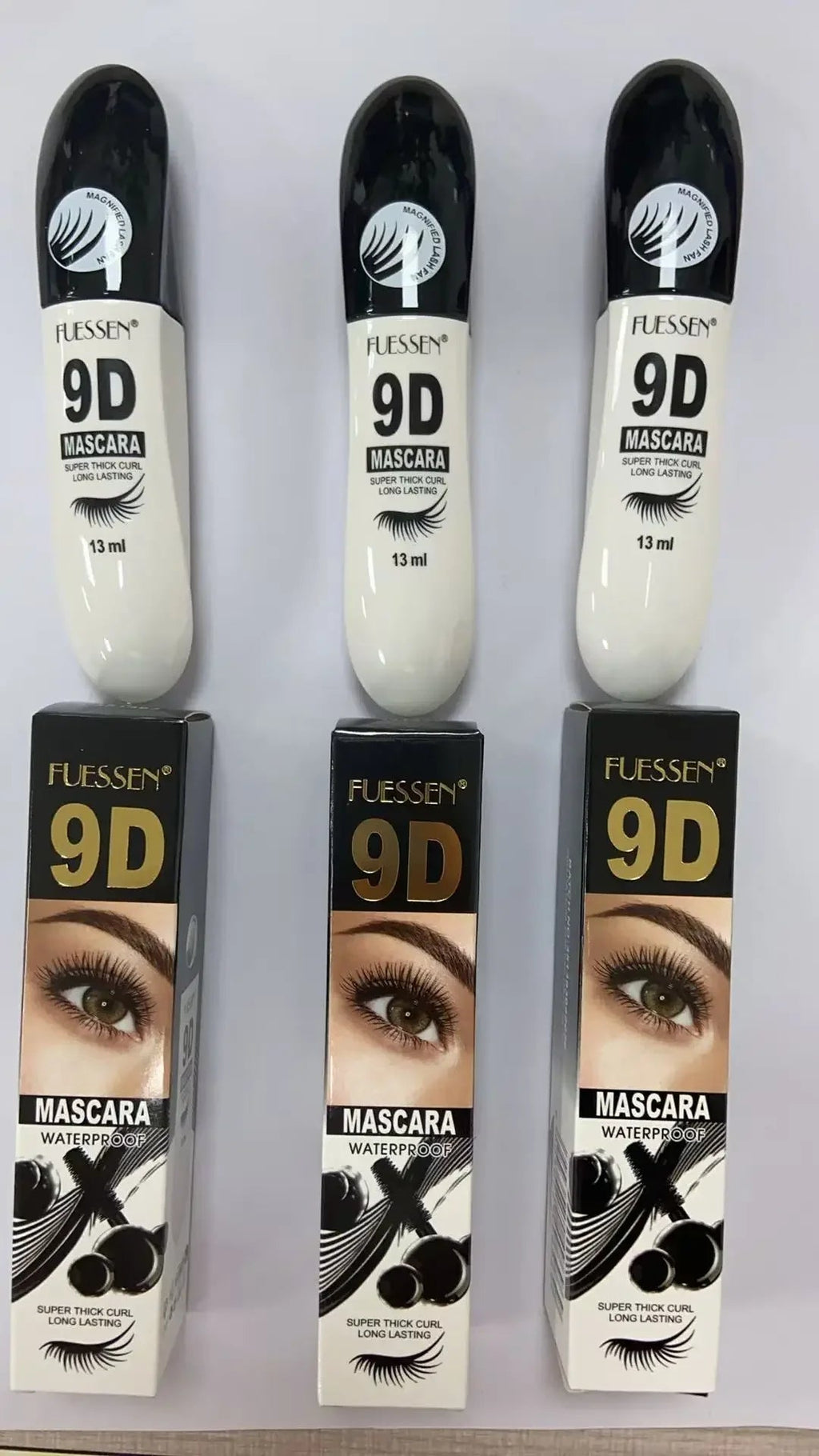1/2/3PCS 9D Fiber Mascara Set Waterproof Durable Curling Mascara Sweatproof Anti-smudge Slimming Base Mascara for all skin types - Cozy & Co. Market