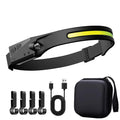 1/2/3PCS LED Induction Headlamp Camping Search Light USB Rechargeable Headlight Led Head Torch Work Light With Built-in Battery - Cozy & Co. Market