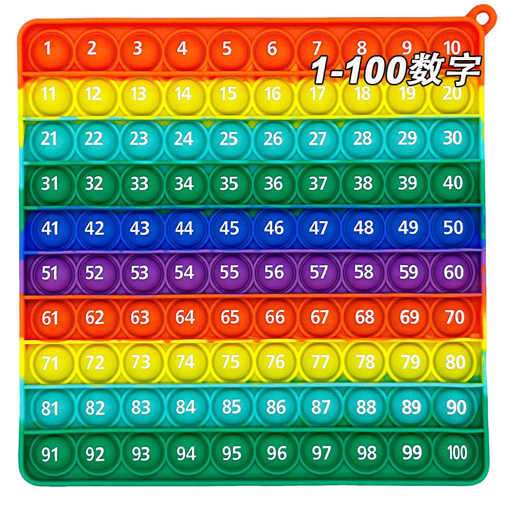 12X12 European and American Multiplication Table Math Practice Board Silicone Educational Science Learning Aid Toy Fun - Cozy & Co. Market