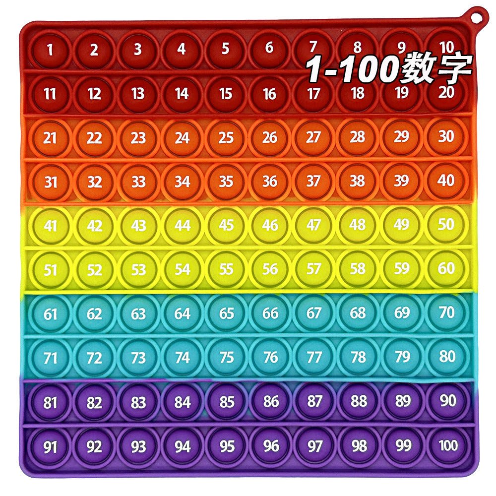 12X12 European and American Multiplication Table Math Practice Board Silicone Educational Science Learning Aid Toy Fun - Cozy & Co. Market