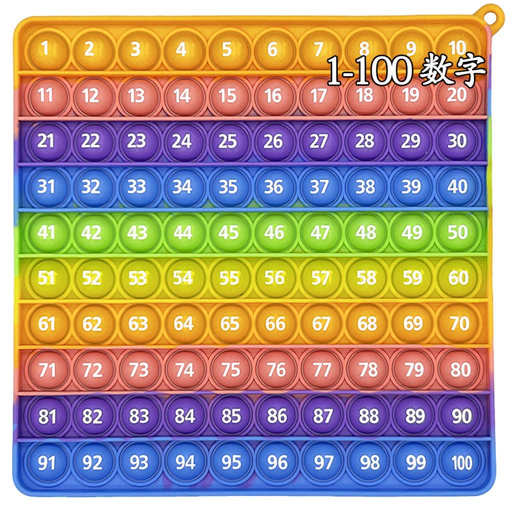12X12 European and American Multiplication Table Math Practice Board Silicone Educational Science Learning Aid Toy Fun - Cozy & Co. Market