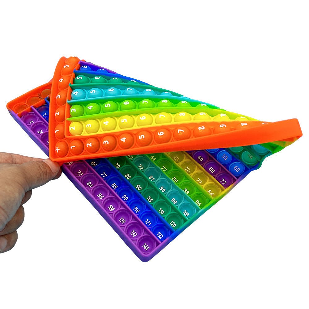 12X12 European and American Multiplication Table Math Practice Board Silicone Educational Science Learning Aid Toy Fun - Cozy & Co. Market
