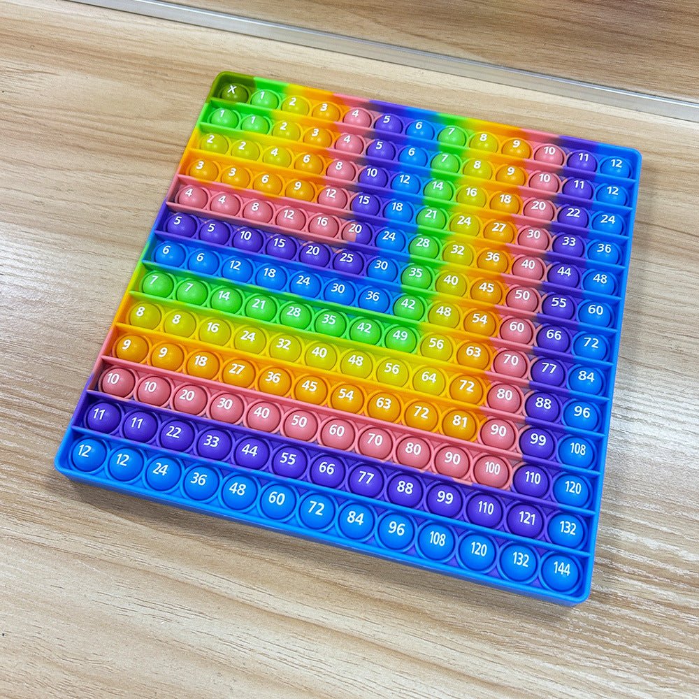 12X12 European and American Multiplication Table Math Practice Board Silicone Educational Science Learning Aid Toy Fun - Cozy & Co. Market