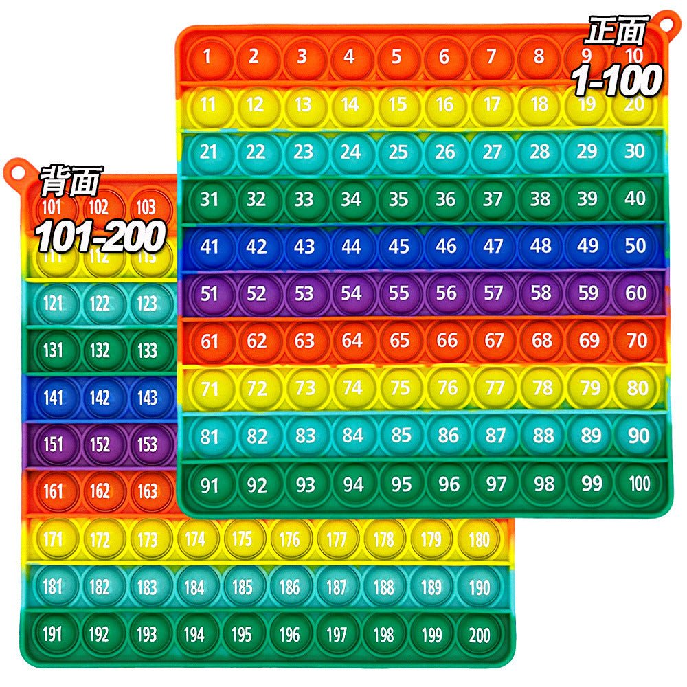 12X12 European and American Multiplication Table Math Practice Board Silicone Educational Science Learning Aid Toy Fun - Cozy & Co. Market