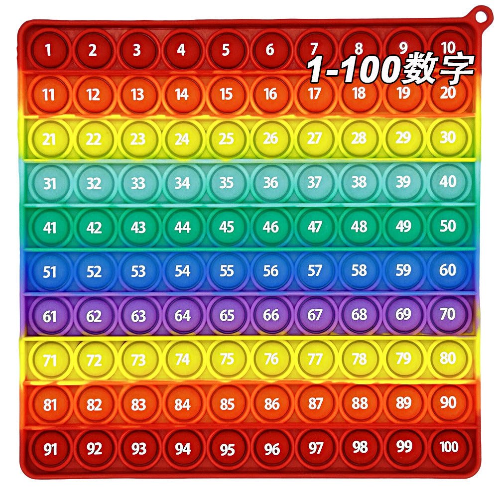 12X12 European and American Multiplication Table Math Practice Board Silicone Educational Science Learning Aid Toy Fun - Cozy & Co. Market