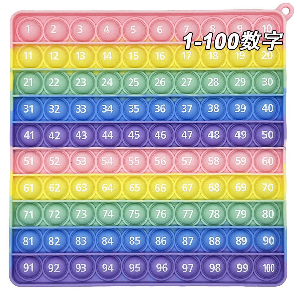 12X12 European and American Multiplication Table Math Practice Board Silicone Educational Science Learning Aid Toy Fun - Cozy & Co. Market