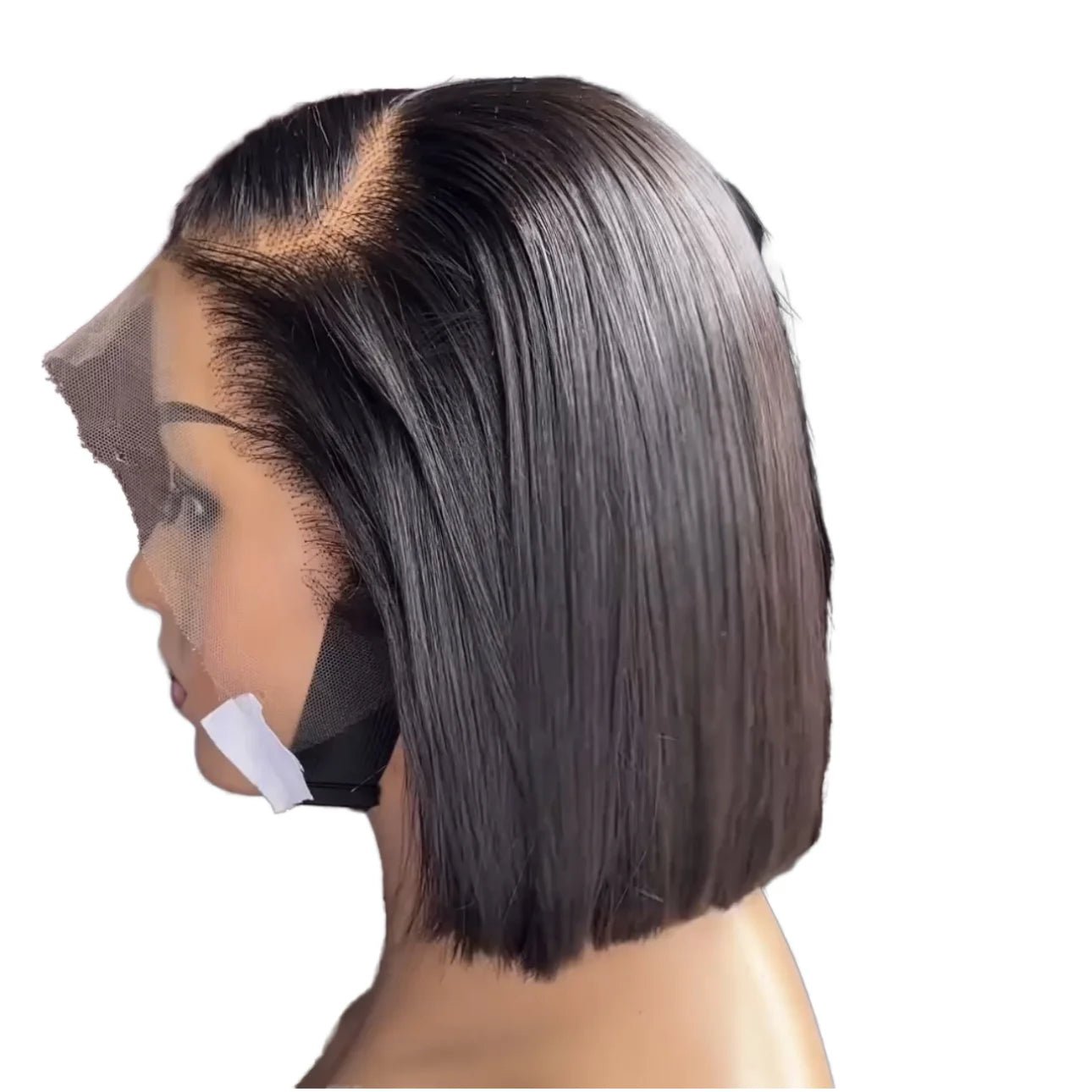 13*4 HD Remy Hair Virgin for Lace Front Bob Wig Pre Cut Transparent for Glueless Lace Baby Hair Natural Color Density 250% - Cozy & Co. Market