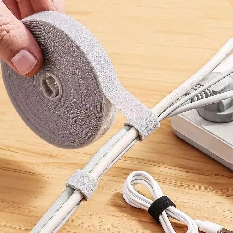 1/5M Cable Organizer Cable Management Wire Winder Tape Earphone Mouse Cord Management Ties Protector For iPhone Xiaomi Samsung - Cozy & Co. Market