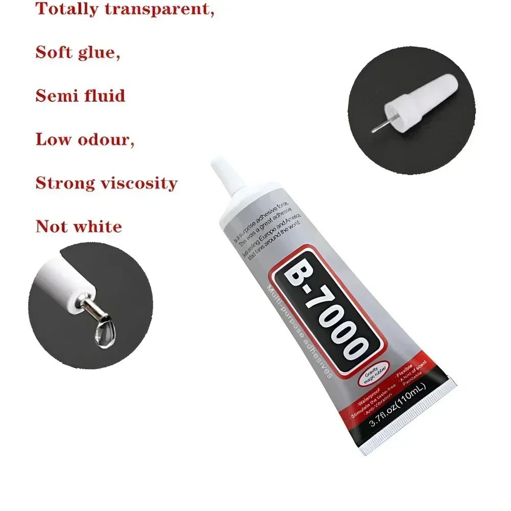 15ML 50ML 110ML B-7000 Clear Contact Phone Repair Adhesive Universal Glass Plastic DIY Glue T7000 with Precision Applicator Glue - Cozy & Co. Market