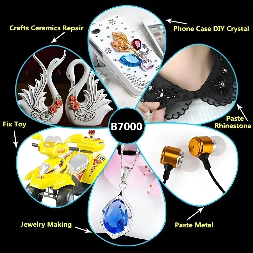 15ML 50ML 110ML B-7000 Clear Contact Phone Repair Adhesive Universal Glass Plastic DIY Glue T7000 with Precision Applicator Glue - Cozy & Co. Market
