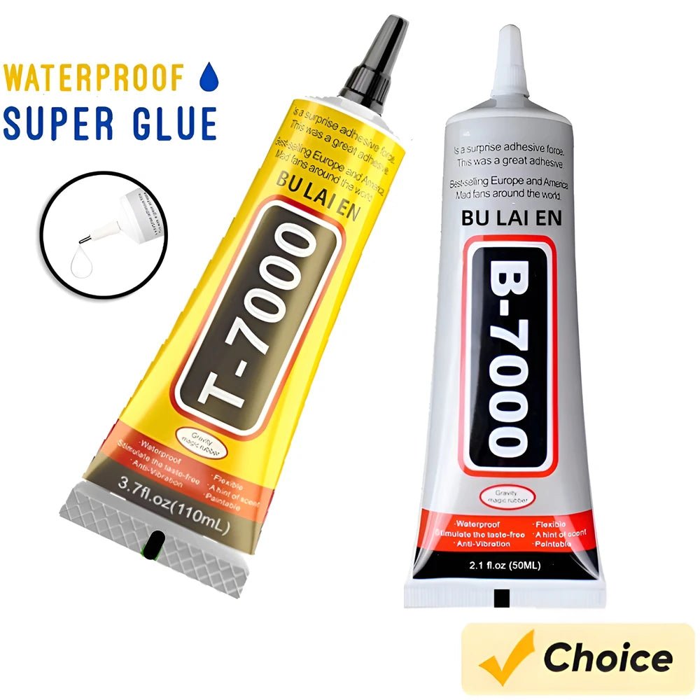 15ML 50ML 110ML B-7000 Clear Contact Phone Repair Adhesive Universal Glass Plastic DIY Glue T7000 with Precision Applicator Glue - Cozy & Co. Market