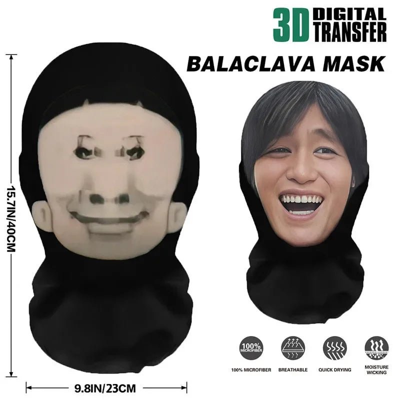1~5PCs Funny 3D Elastic Realistic Celebrity Mask Visualized Masks Full Face Cosplay Balaclava Halloween Party Props Headcovers - Cozy & Co. Market