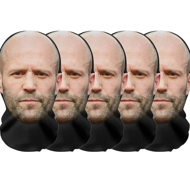 1~5PCs Funny 3D Elastic Realistic Celebrity Mask Visualized Masks Full Face Cosplay Balaclava Halloween Party Props Headcovers - Cozy & Co. Market