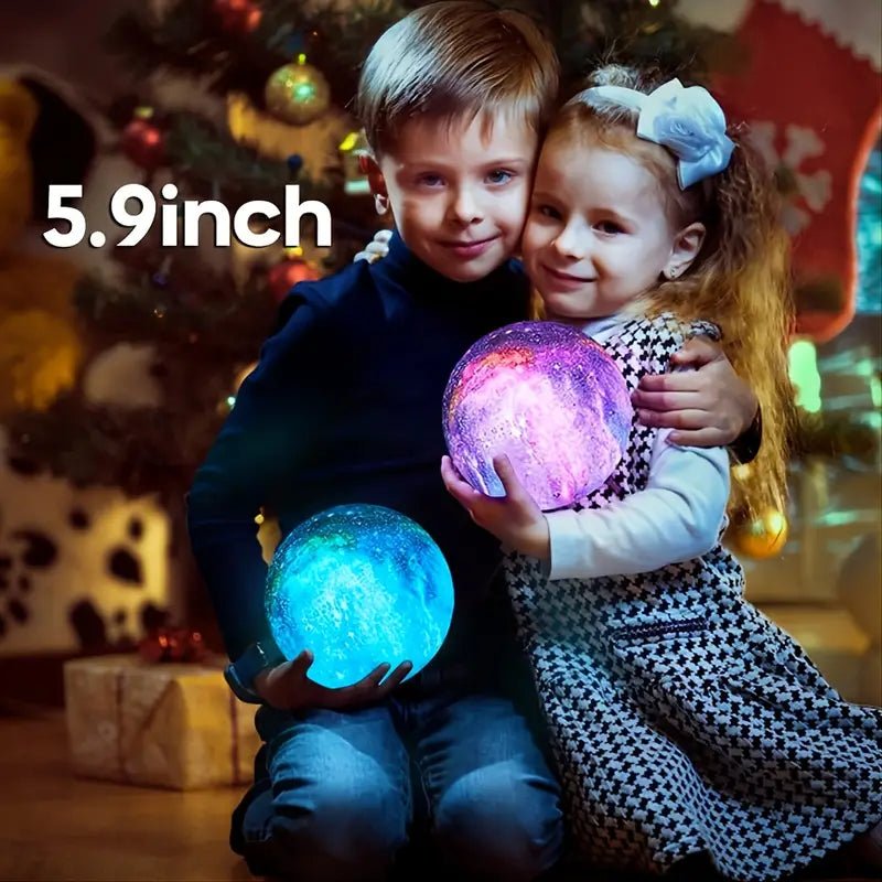 16-Color 3D LED Moon Light with Stand - Night Light - Cozy & Co. Market