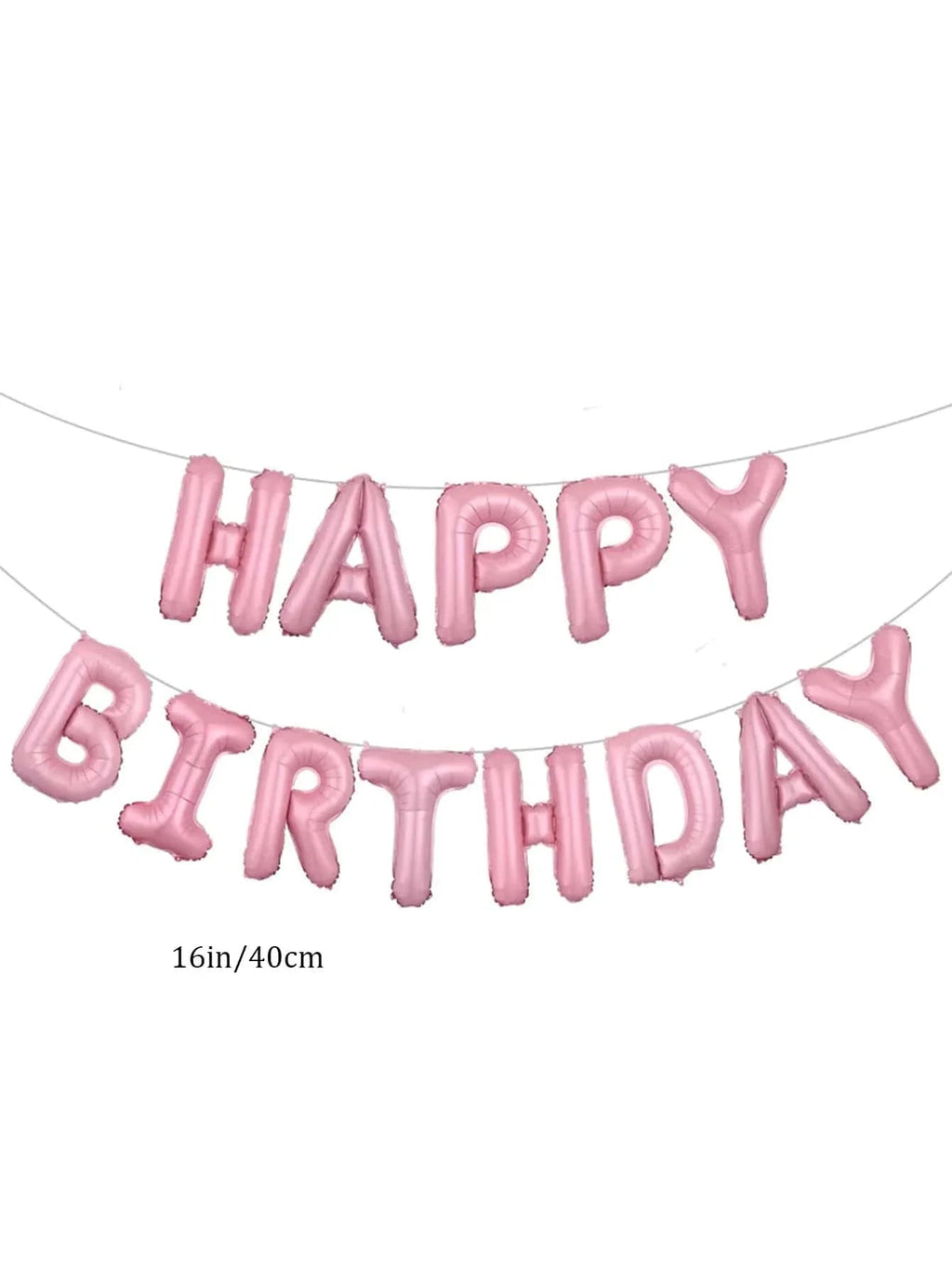 16 Inch Happy Birthday Balloons Pink Blue Aluminium Foil Balloon Birthday Party Decoration Suppries Home DIY Accessories Prop - Cozy & Co. Market
