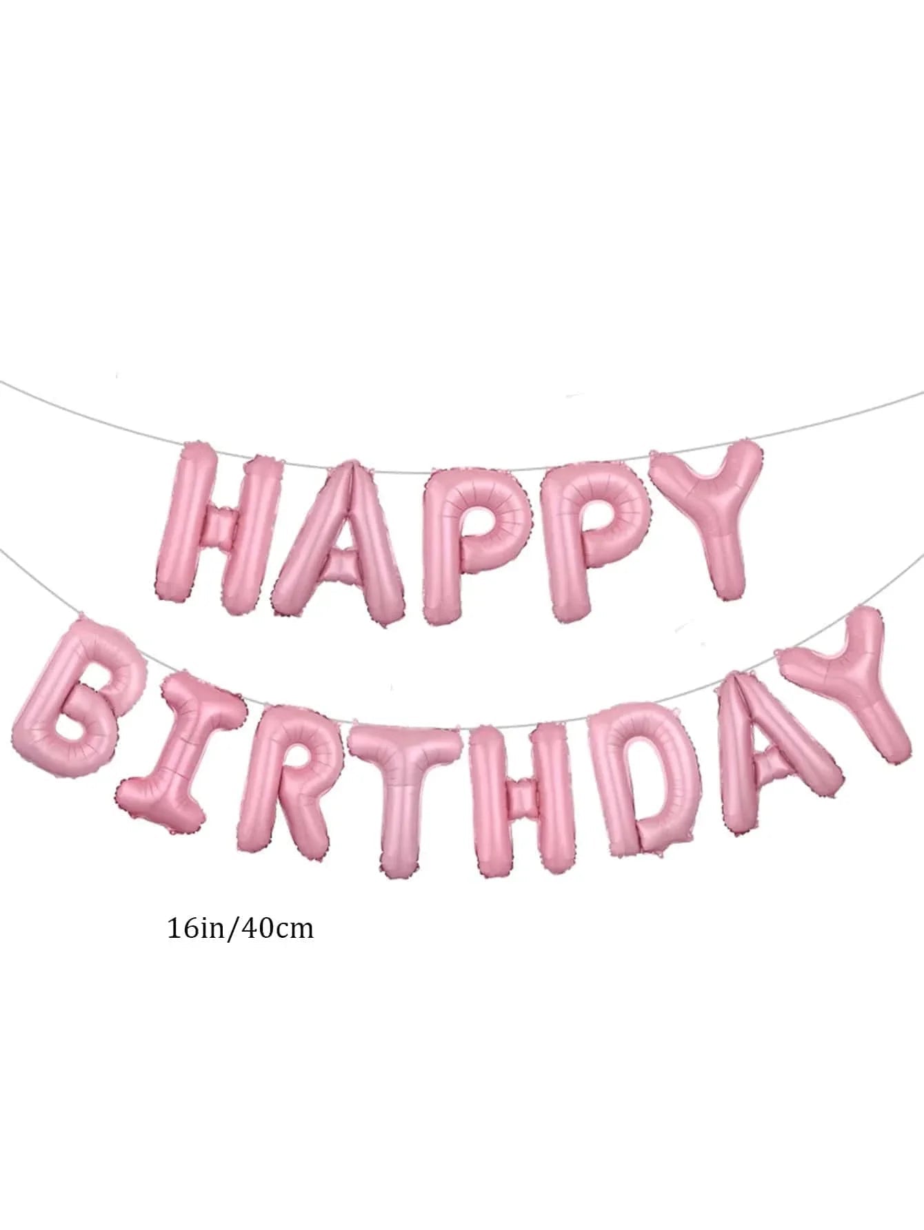 16 Inch Happy Birthday Balloons Pink Blue Aluminium Foil Balloon Birthday Party Decoration Suppries Home DIY Accessories Prop - Cozy & Co. Market
