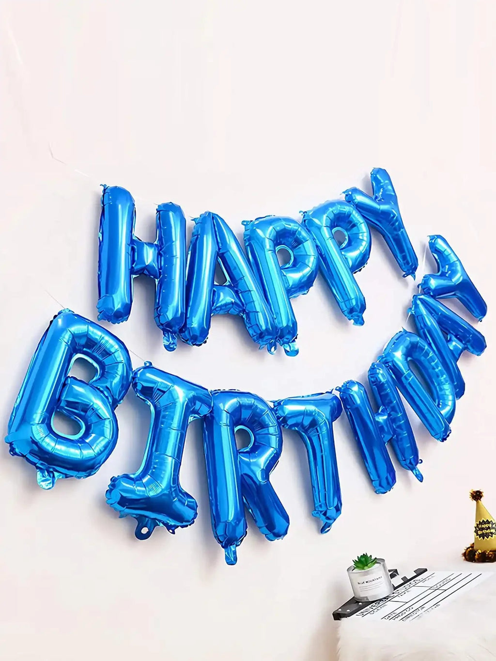 16 Inch Happy Birthday Balloons Pink Blue Aluminium Foil Balloon Birthday Party Decoration Suppries Home DIY Accessories Prop - Cozy & Co. Market